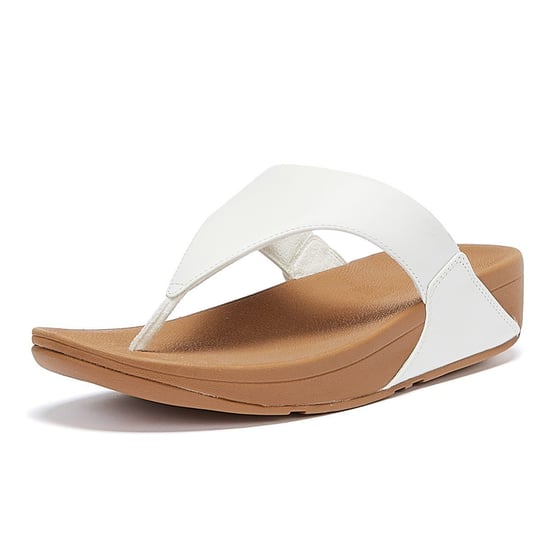 FitFlop Lulu Leder Damensandalen - (Weiß) - Image 3