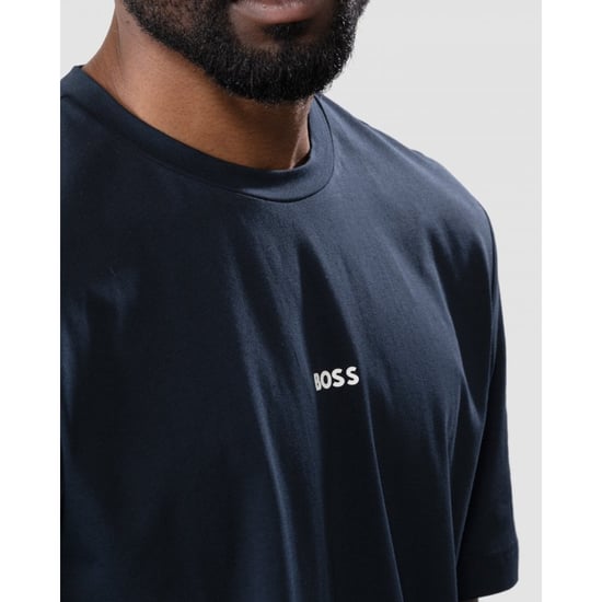 BOSS Orange TChup Herren Rundhals T-Shirt mit kleinem Logo - Image 4