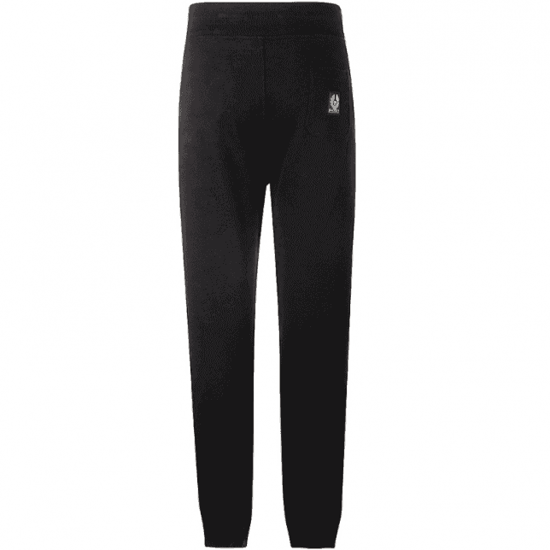 Belstaff Herren Fleece-Baumwoll-Jogginghosen Schwarz - Image 2