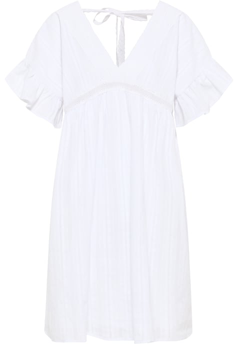 Dreimaster Kleid Damen Weiss - Image 1