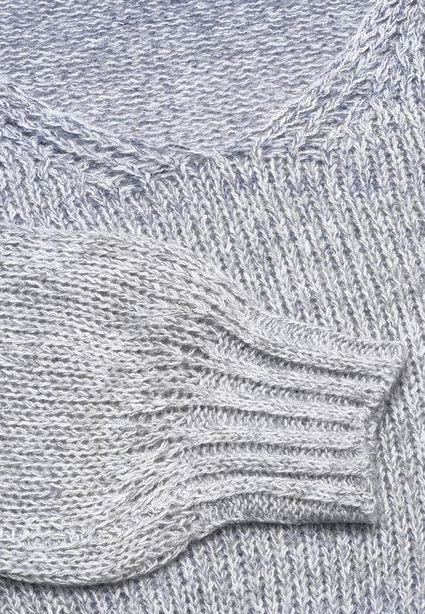 Mymo Zur Seite fahren Damen Blau Wollweiss - Image 3