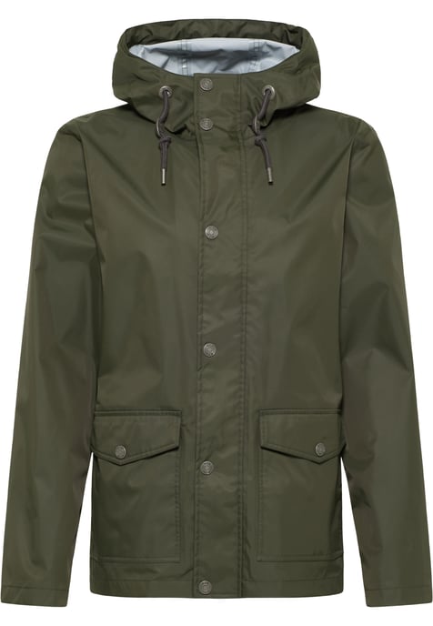 Mo Regenjacke mit Innenprint Herren Dunkeloliv - Image 1
