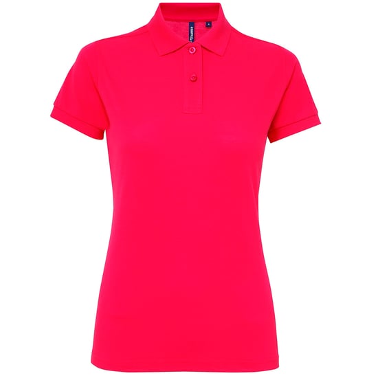 Asquith & Fox Damen Kurzarm Performance Blend Polo Shirt (Dunkles Pink) - Image 1