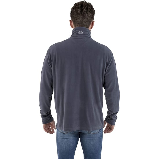 Trespass Masonville Herren Fleecepullover mit Reißverschluss bis zur Brust (Dunkelgrau) - Image 2