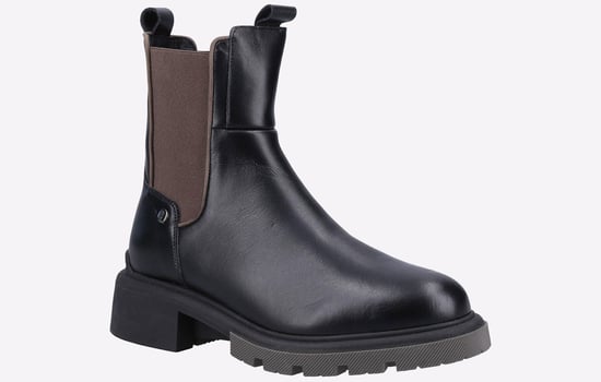 Hush Puppies Rita Chelsea Boot Leather Womens