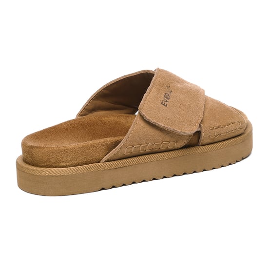EVER AU Damen Leder Sandalen - Rose - Image 5