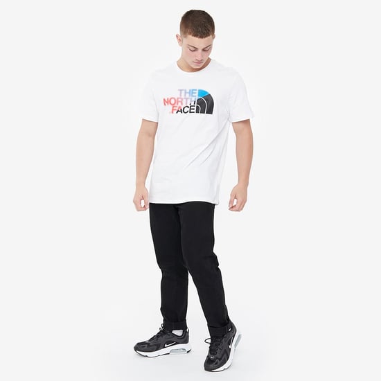 The North Face Bad Glasses T-Shirt in Clear Lake Blau / TNF Weiß - Image 6