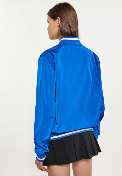 Mymo Collegejacke Damen royalblau - Image 5