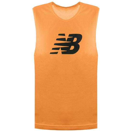 New Balance Training Bib Herren Fluo Orange Weste - Image 1