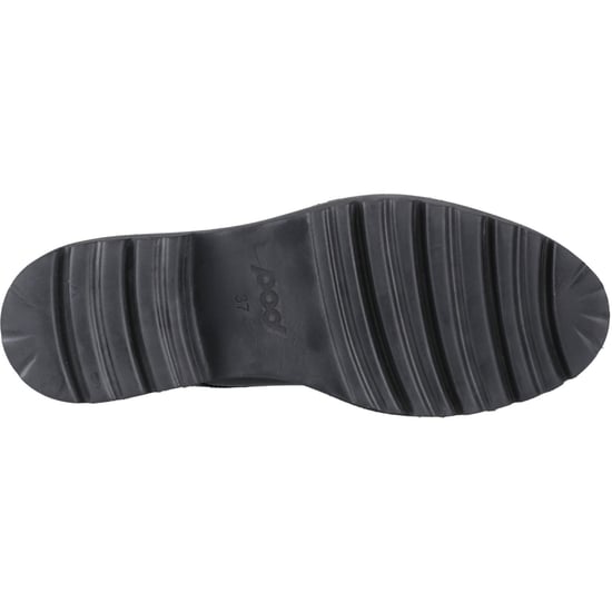 Pod Kortney Leder Damen Schwarz Brogues Schuhe - Image 3