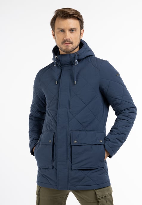 Dreimaster Übergangsjacke mit leichter Wattierung Herren dunkelmarin - Image 3