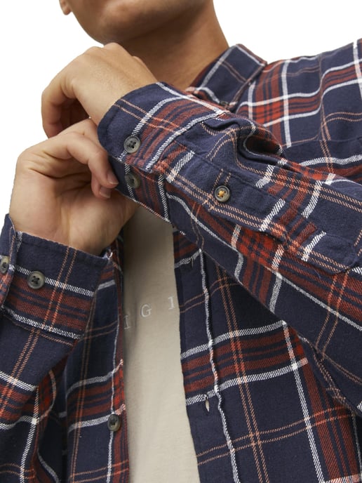 JACK & JONES Herren Slim Fit Karohemden Langarm - Image 4