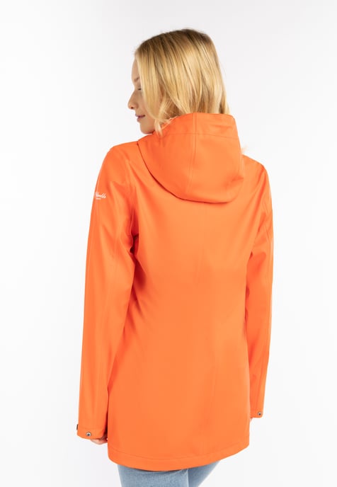 Schmuddelwedda Regenjacke Damen ORANGEROT-280 - Image 5