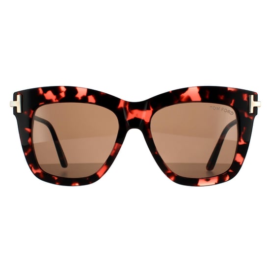 Tom Ford Square Damen Rosa Havanna Braun - Image 1