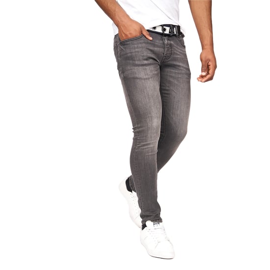 Crosshatch - "Barbeck" Jeans für Herren (verwaschenes Grau) - Image 3