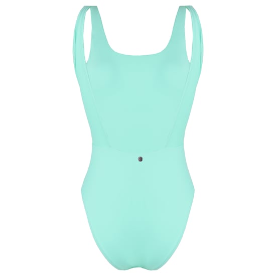 Gymshark Open Back Womens Turquoise Swimsuit