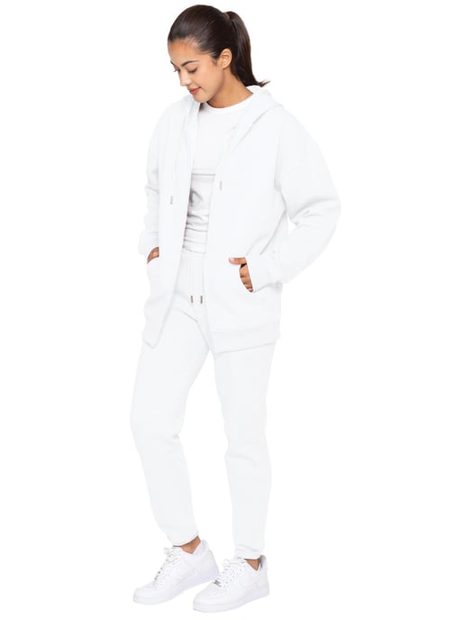 Enzo | Womens Oversized Zip Hoodie Trainingsanzug Set - Image 2