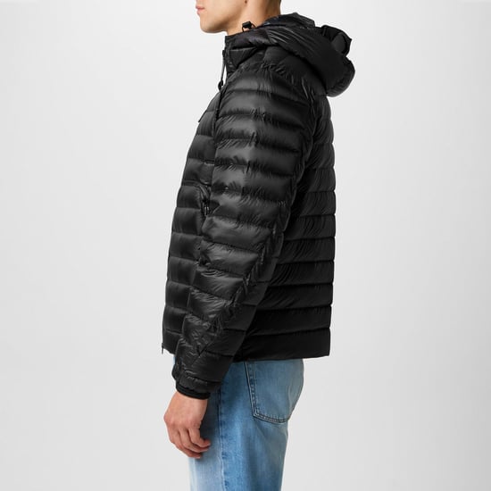 Men's C.P. Company D.D. Shell Goggle Down Jacket in Black - Image 2