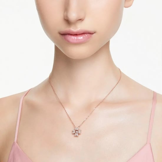 Swarovski 'Idyllia' Damen-Halskette aus vergoldetem Metall - Rosé 5674211 - Image 5