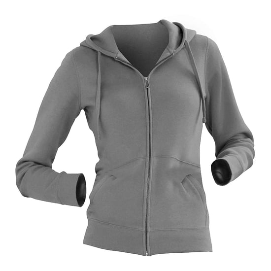 Russell Ladies Premium Authentic Zipped Hoodie (3-Lagen-Gewebe) (Light Oxford) - Image 2