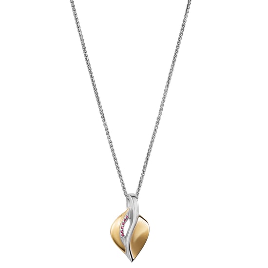 Orphelia 'Anet' Damenkette mit Anhänger aus 925er Sterlingsilber – Silber/Gold ZH-7520/G - Image 5