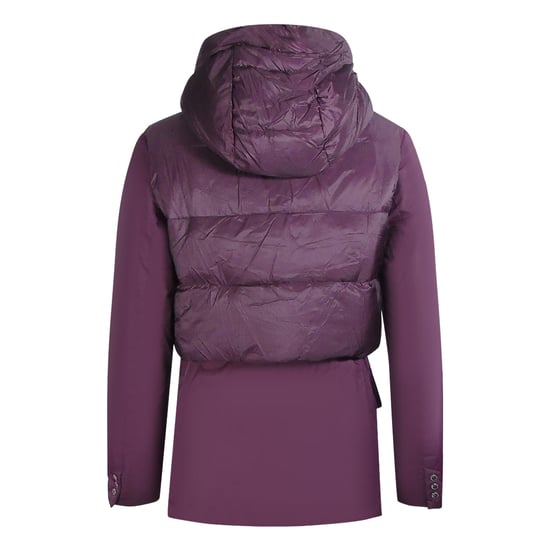 Parajumpers Layla Fig Purple Hooded Down Jacket