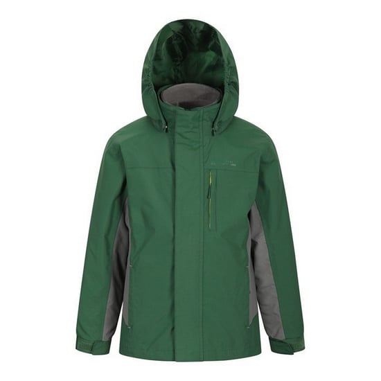 Mountain Warehouse Childrens/Kids Cannonball 3 in 1 Wasserdichte Jacke (Khaki) - Image 1