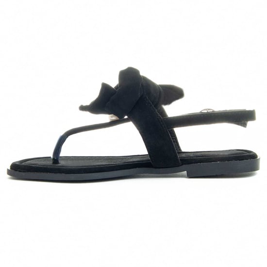 Montevida Flache Sandale Flipp4 in Schwarz - Image 5