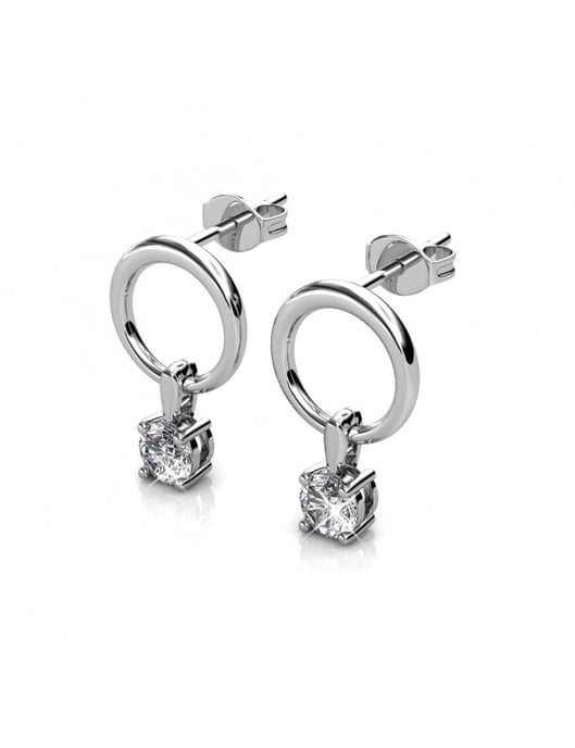 Octavia Ohrringe - Silber und Kristall - Image 5