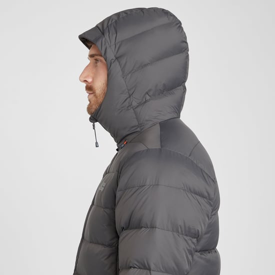 North Ridge Men's Tech Down II Puffer Jacket with Removable Adjustable Hood