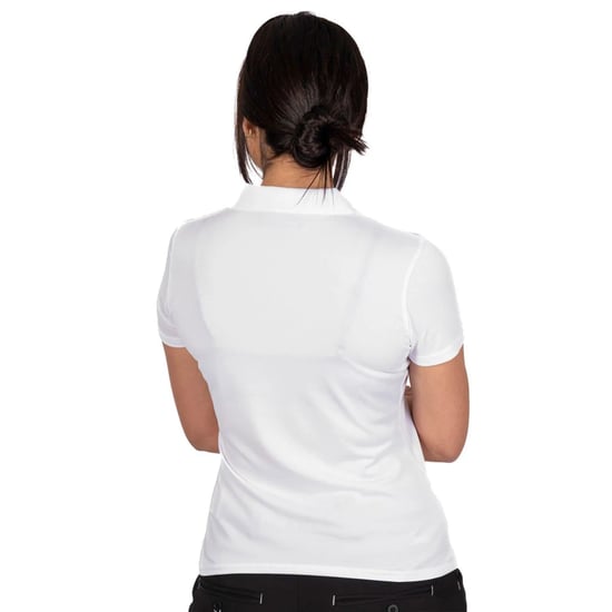 Island Green - "Classic" Poloshirt für Damen - Emblem (Weiß) - Image 2