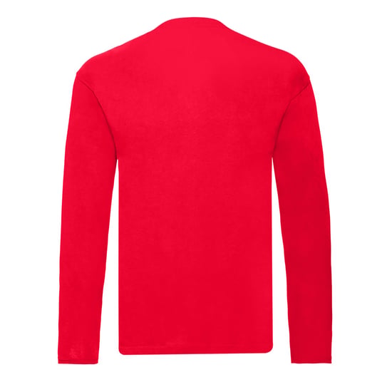 Fruit Of The Loom Herren R Langarm T-Shirt (Rot) - Image 2
