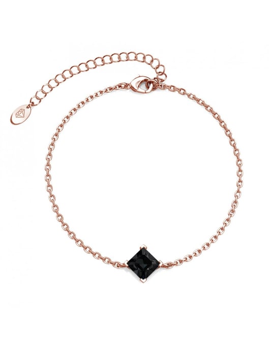Calle-Armband - Rose Gold und Schwarz - Image 1