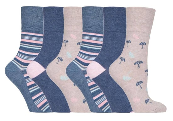 Gentle Grip - 6 Paar Damen Gentle Grip nicht elastische Socken - GG170 - Image 1