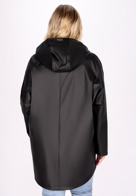 Schmuddelwedda Regenmantel Damen schwarz - Image 4