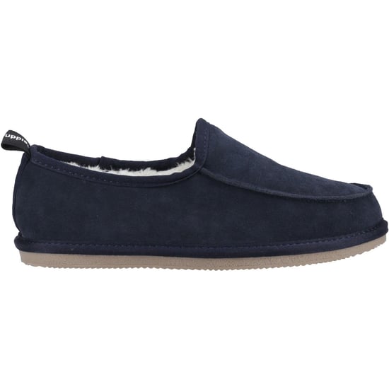 Hush Puppies Charles Wildleder Herren Navy Hausschuhe - Image 5