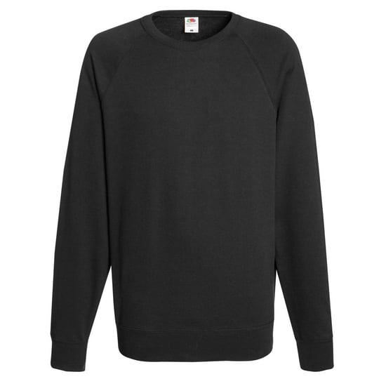 Fruit Of The Loom Herren leichtes Raglan Sweatshirt (240 GSM) (Schwarz) - Image 1