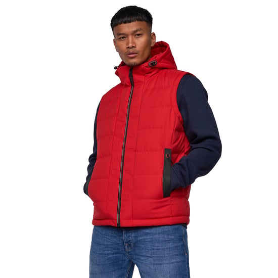 Crosshatch - "Kampnew" Weste für Herren (Rot) - Image 1