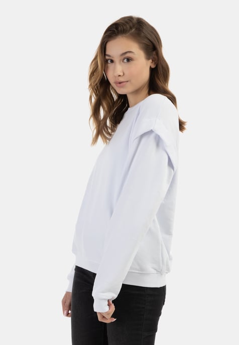 Mymo Sweatpullover Damen weiss - Image 3