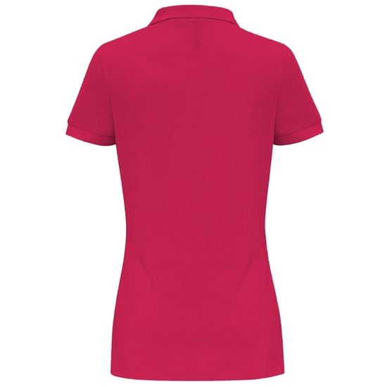 Asquith & Fox Womens/Ladies Plain Short Sleeve Polo Shirt (Hot Pink)