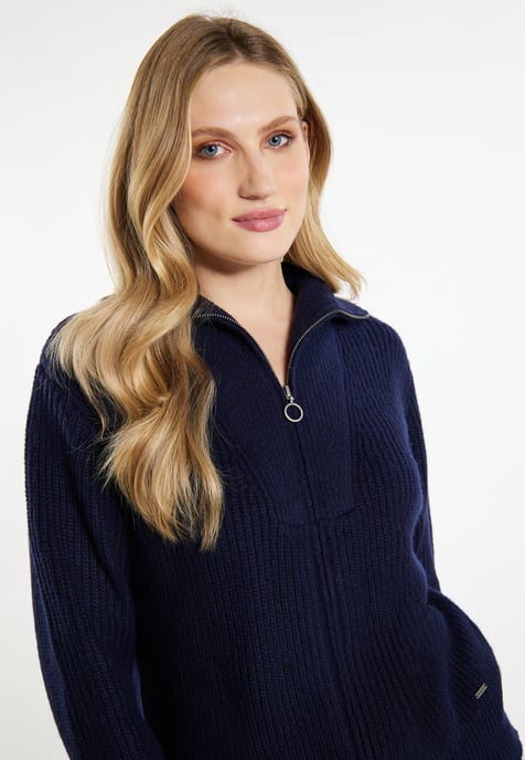 Dreimaster Strickjacke Damen Marine - Image 5