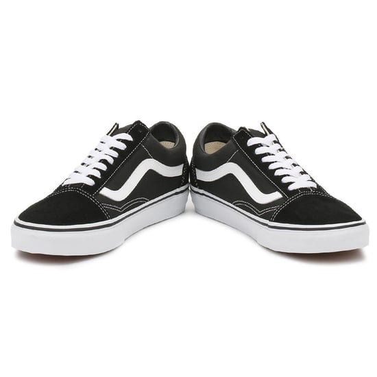 Vans Old Skool Damen Schwarz Segeltuch Turnschuhe - Image 5