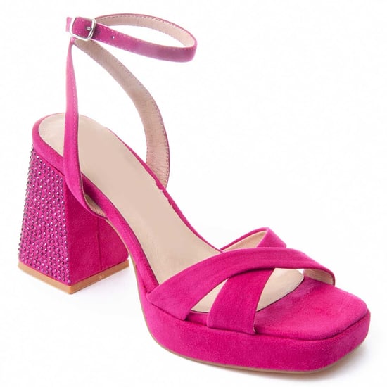 Montevita Fessel-Sandalette Festsand3 in Fuchsia - Image 3