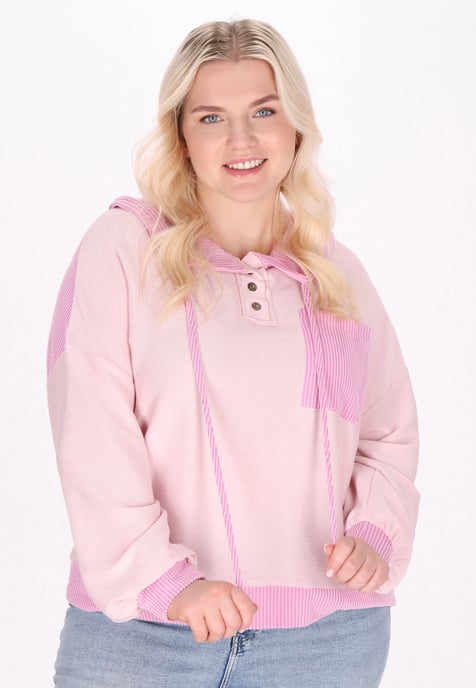 Mymo Sweatshirt in großen Größen Frauen Rosa - Image 3