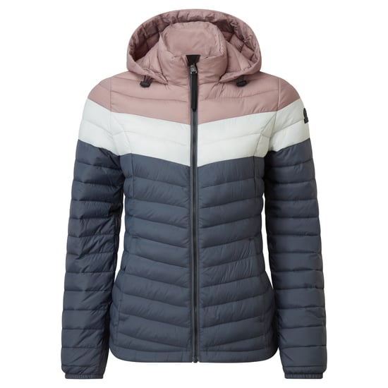 Garriston Women's Padded Jacket Washed Blue/Pink