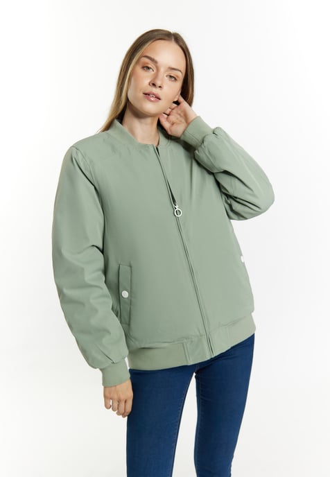 Dreimaster Wattierte Blousonjacke Damen Minze - Image 3