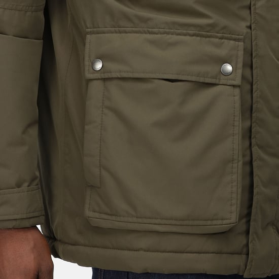 Regatta Mens Volter Waterproof Insulated Parka (Dark Khaki)