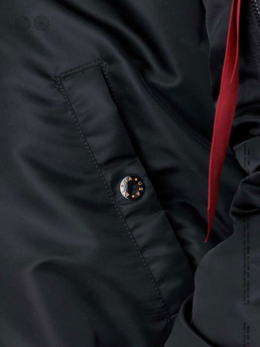 MA-1 VF Vintage Fit Hood Dark Side Bomber Jacket - Image 6