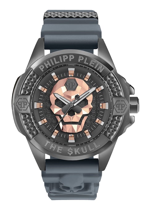Philipp Plein The $kull Grau Herren Armbanduhr PWAAA2324 - Image 1