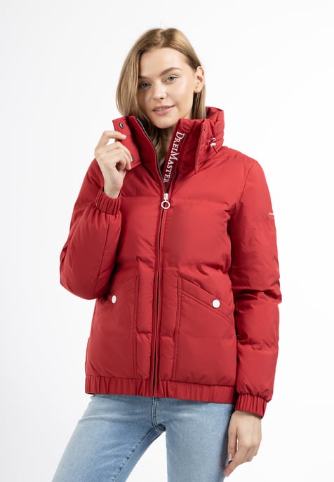 Dreimaster Winterjacke mit Wattierung Damen Rot - Image 2